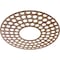 Ekena Millwork Fink Wood Fretwork Pierced Ceiling Medallion, Walnut, 28"OD x 10 1/8"ID x 3/8"T CMWP28X28X0375FFWA - alternate 3